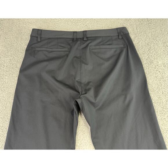 Rhone Pants Men's 35x28.5 Black Commuter Classic Performance Golf Travel Pockets - Picture 4 of 14